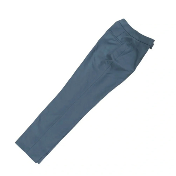 Zara Stretch High Rise Straight Leg Trouser Pants Gray Small - Picture 4 of 14